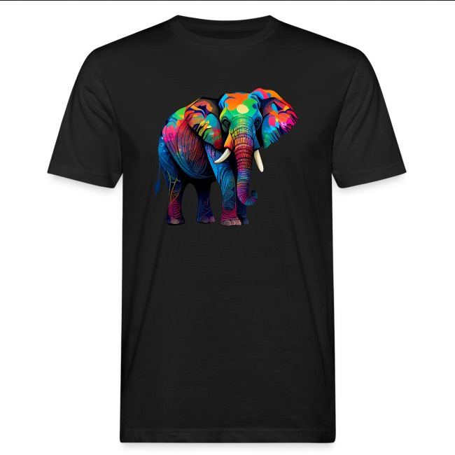 Elefant Männer Bio-T-Shirt