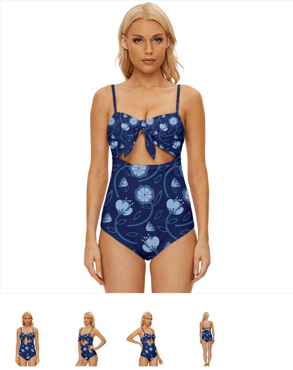 Front One Piece Swimsuit