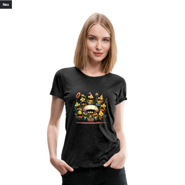 Alien-musical- Frauen Premium T-Shirt
