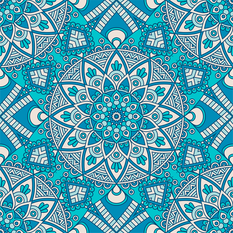 Mandala Blue