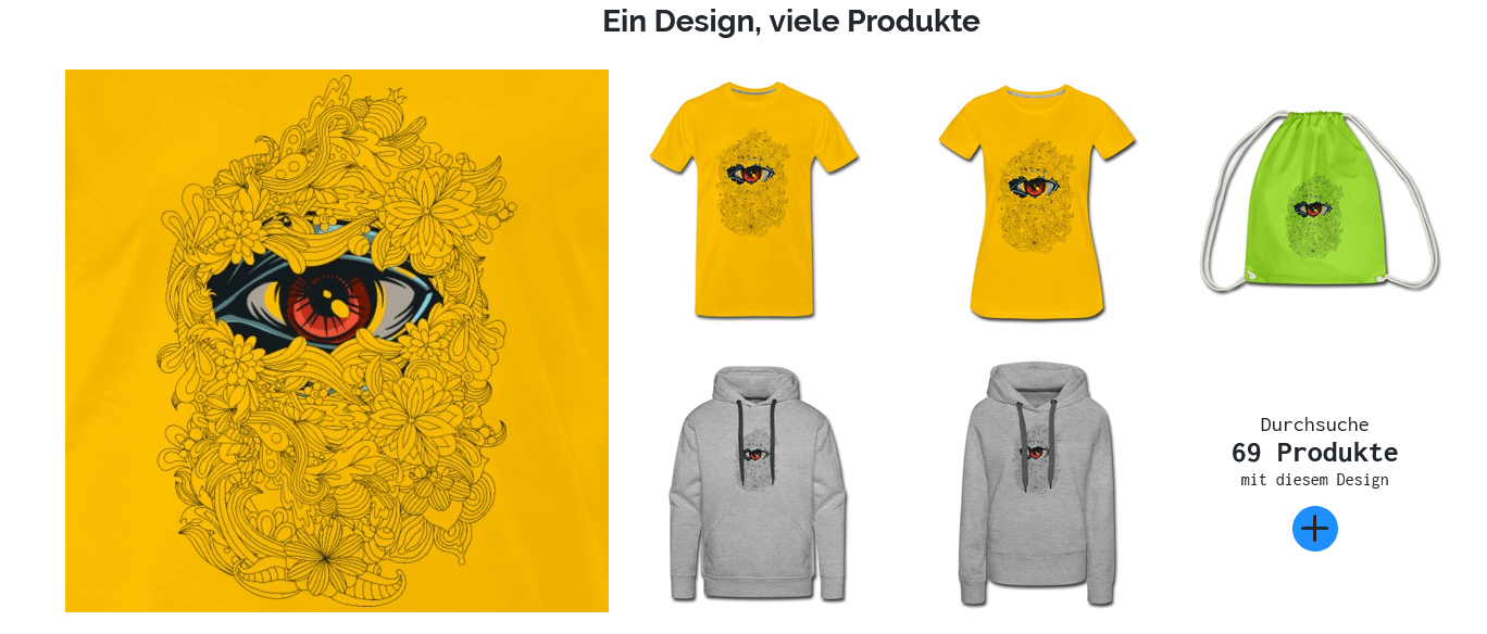 Ein Design, viele Produkte